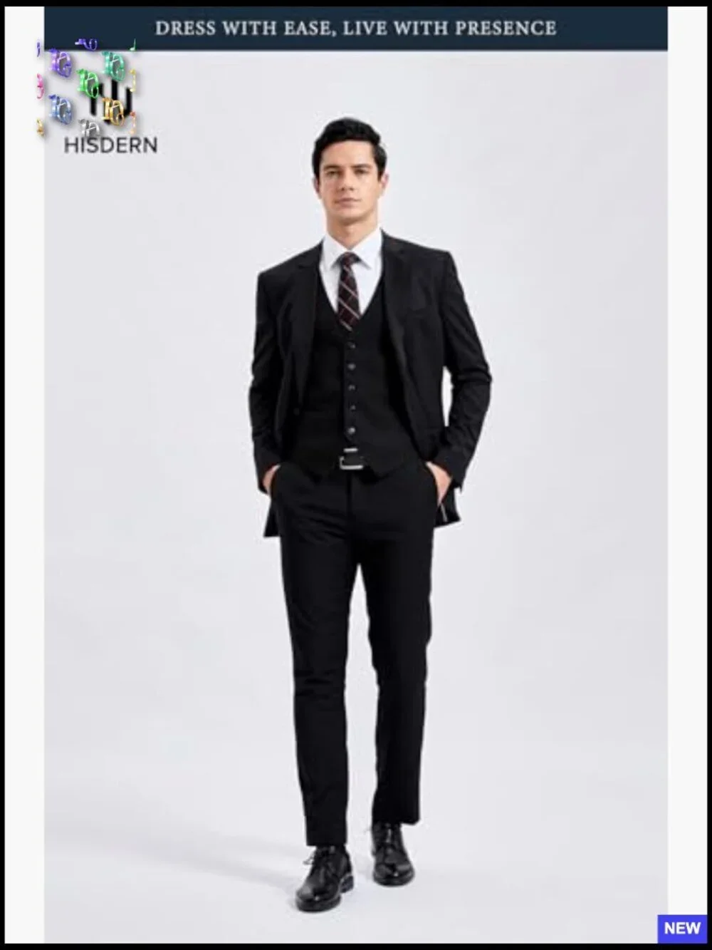 Slim Fit Leather Vest Classic Business Formal Wedding Prom Tuxedo Wear